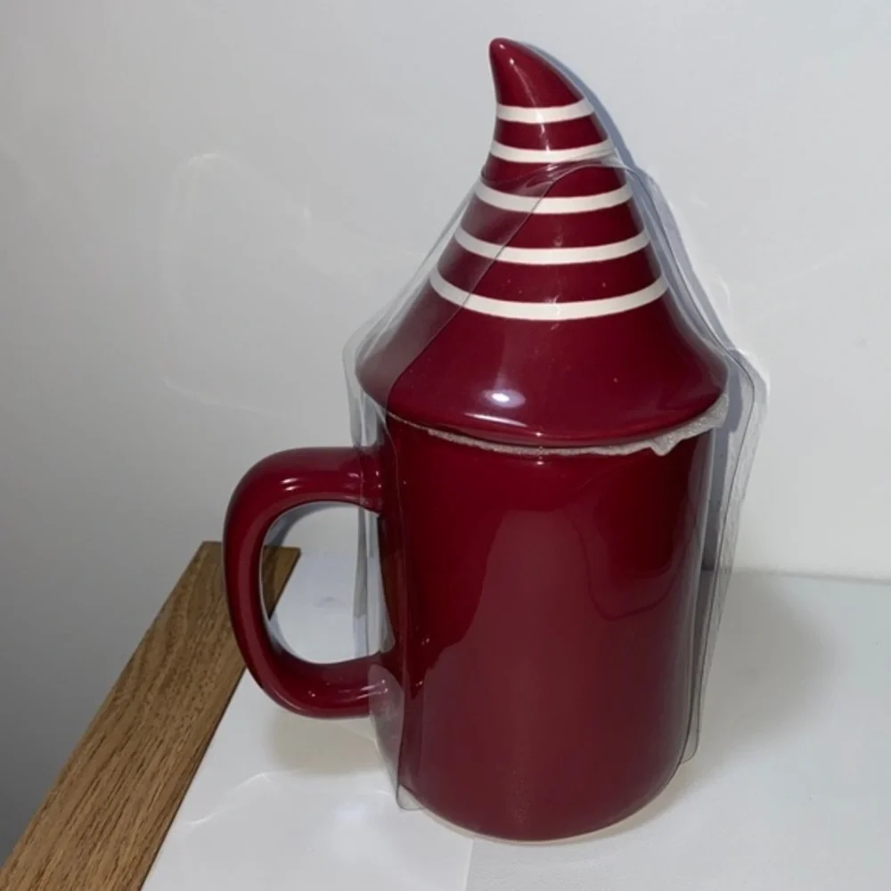 Rae Dunn Cozy Mug with‎ Gnome Topper